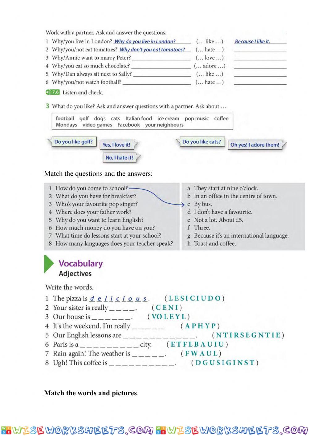 worksheet