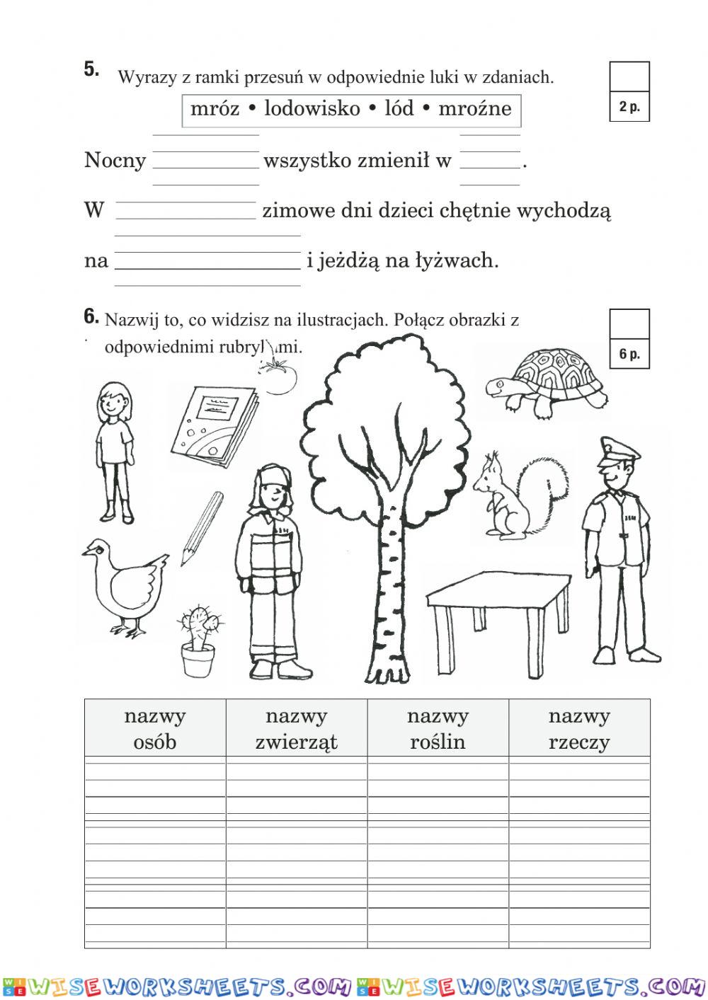 worksheet