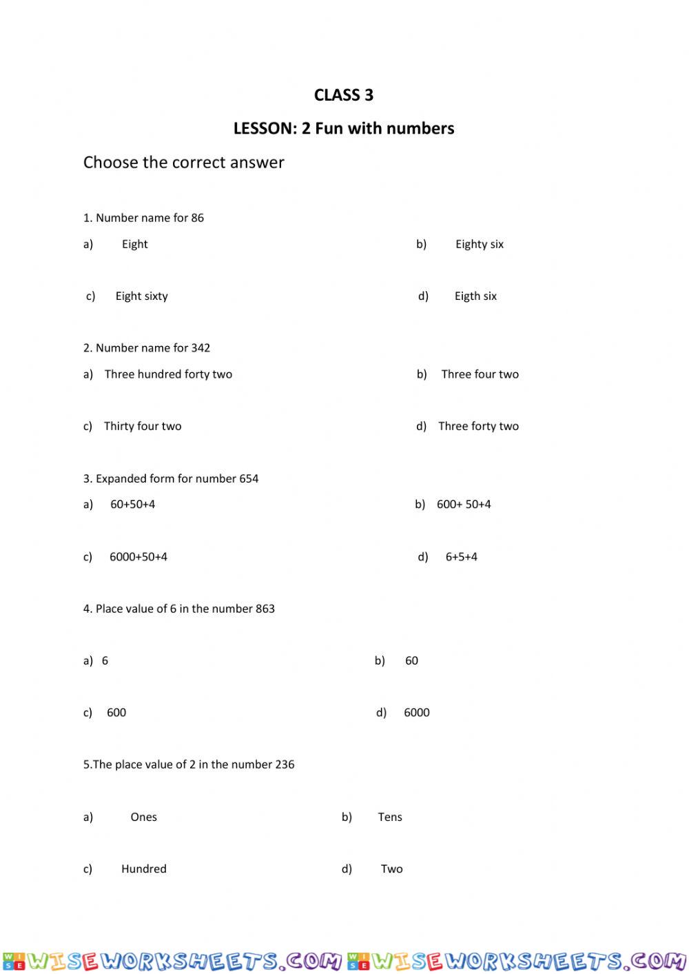 Fun with numbers