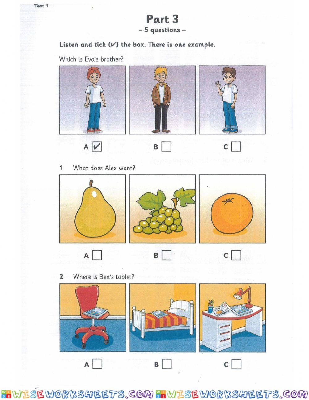 worksheet