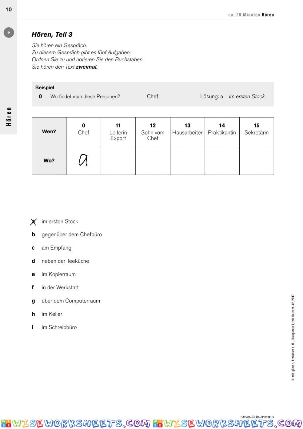 worksheet