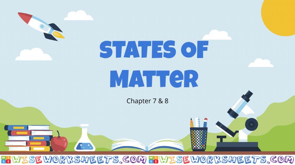 States of the matter