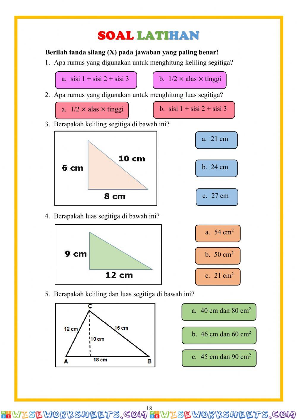 worksheet