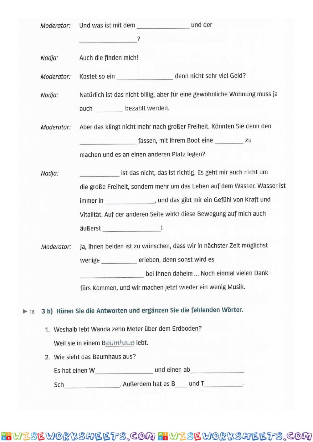 worksheet