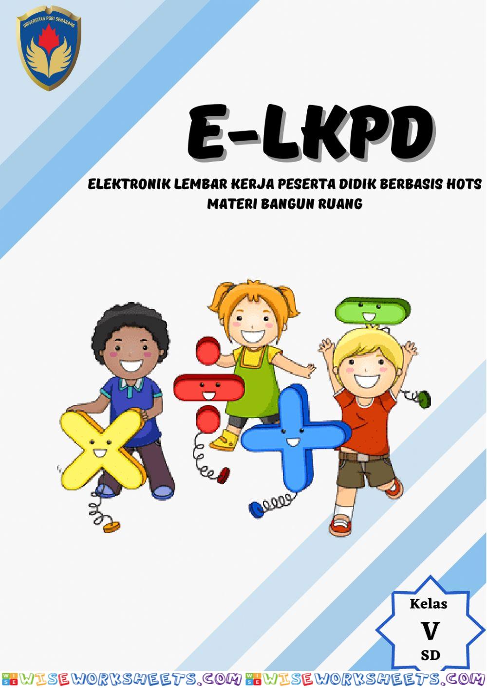 E-LKPD Berbasis HOTS Materi Bangun Ruang