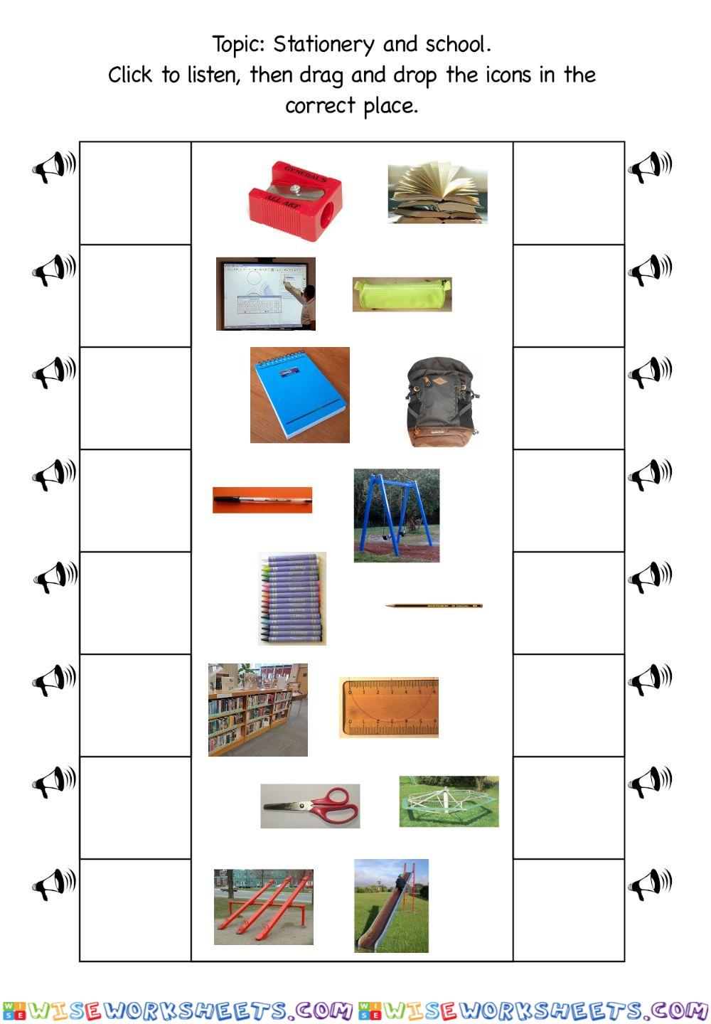 Stationery and school