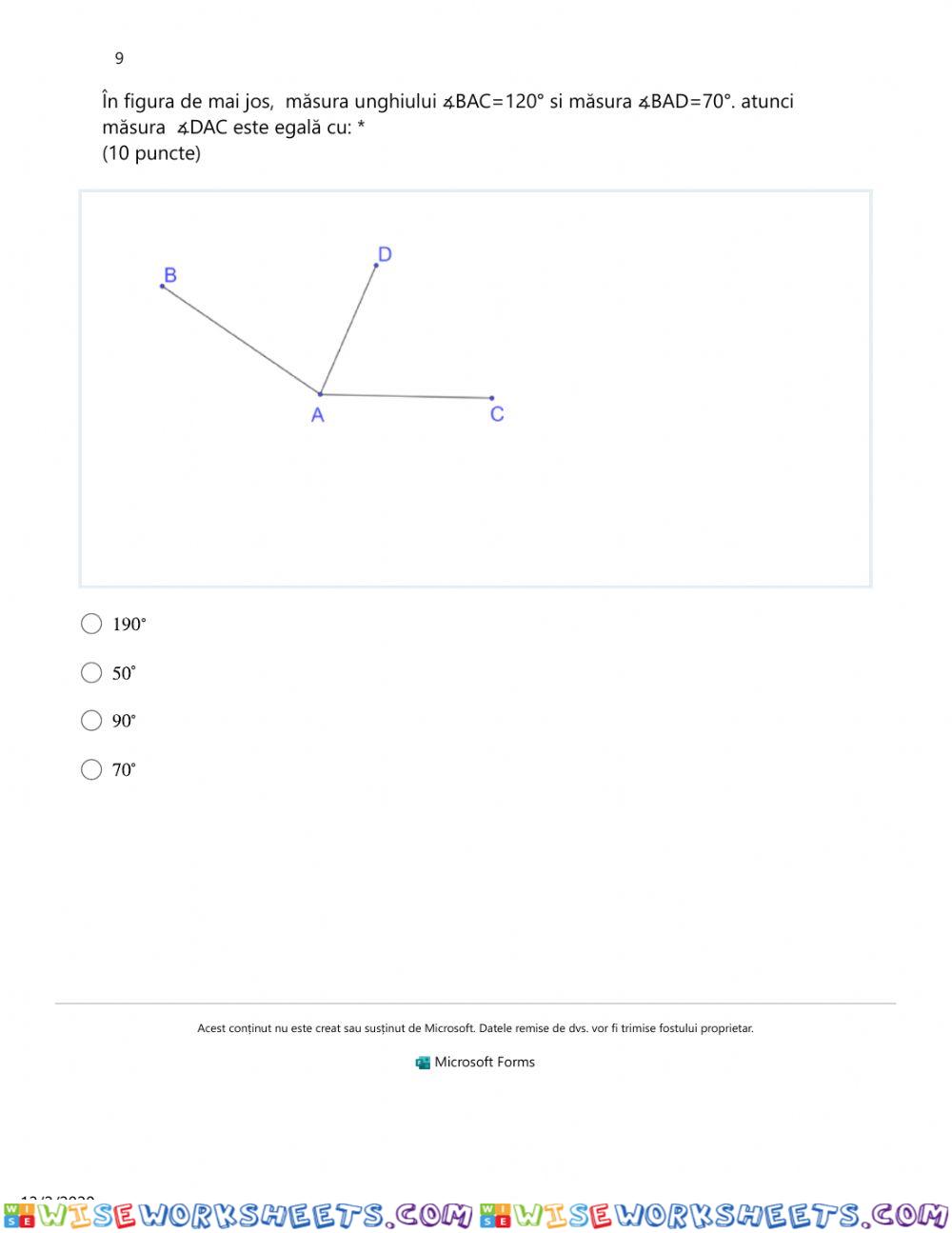 worksheet