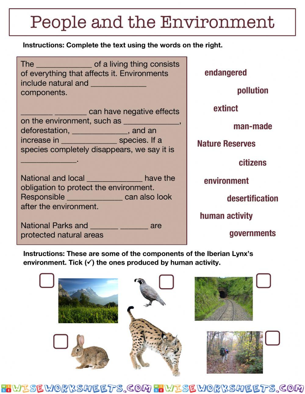 People and the Environment