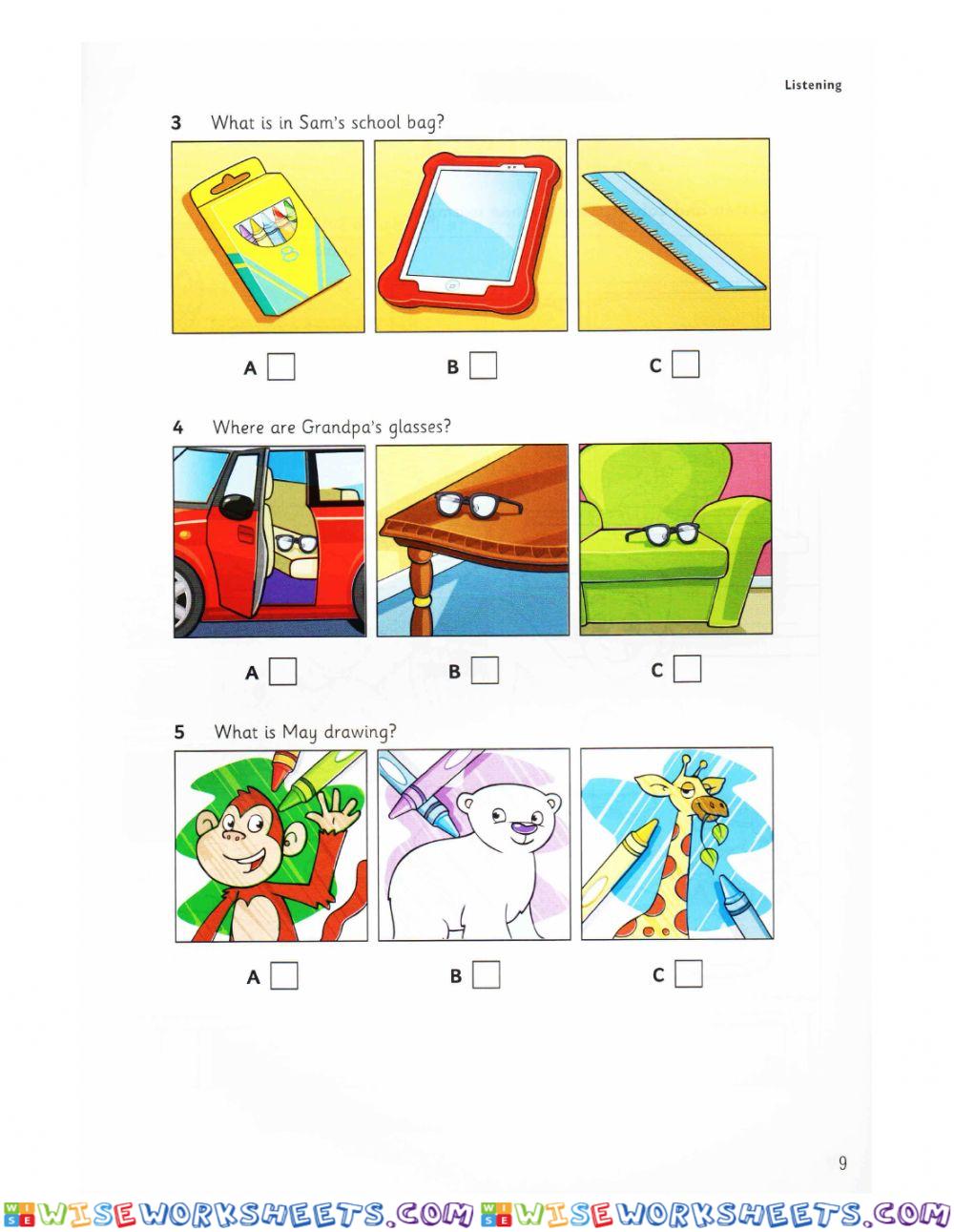 worksheet