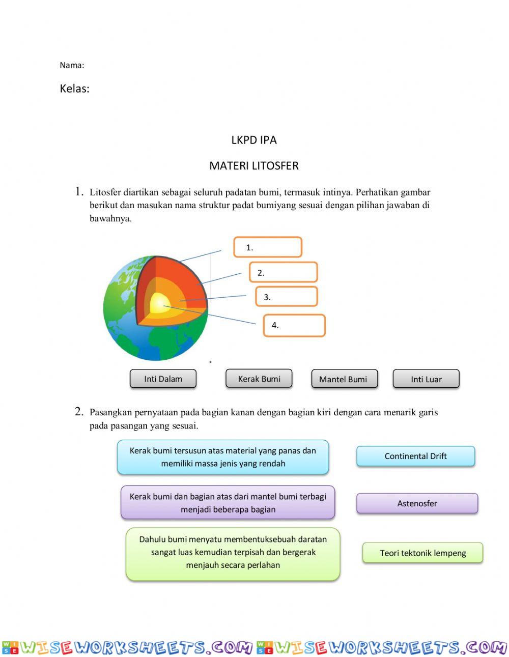 worksheet