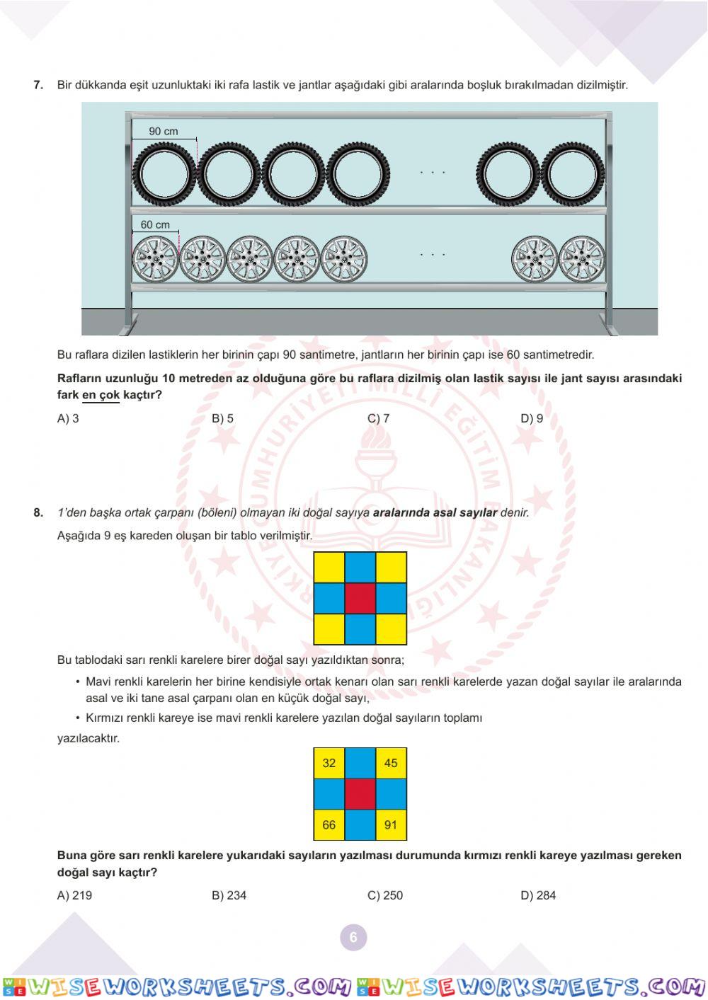 worksheet