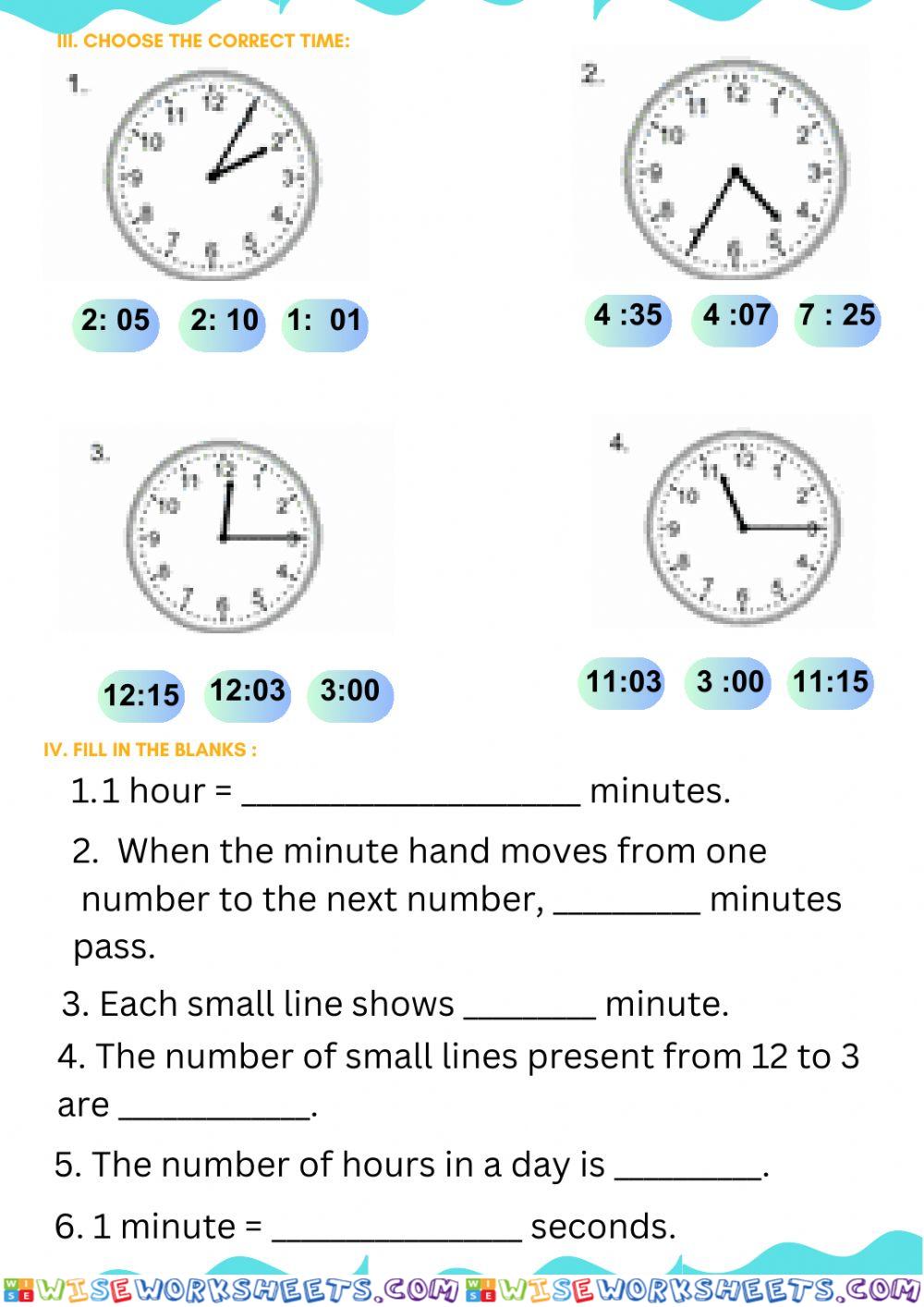 worksheet