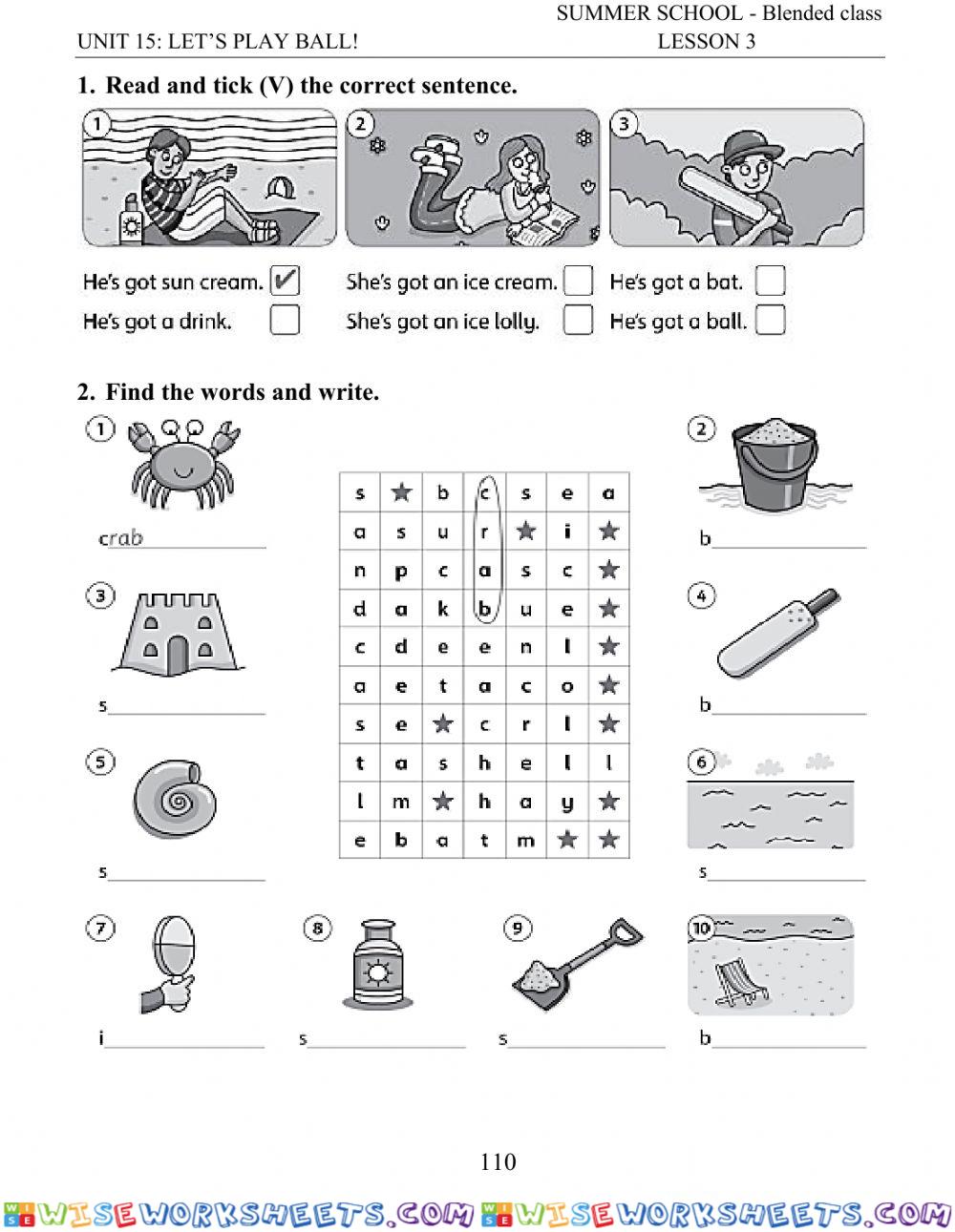 worksheet