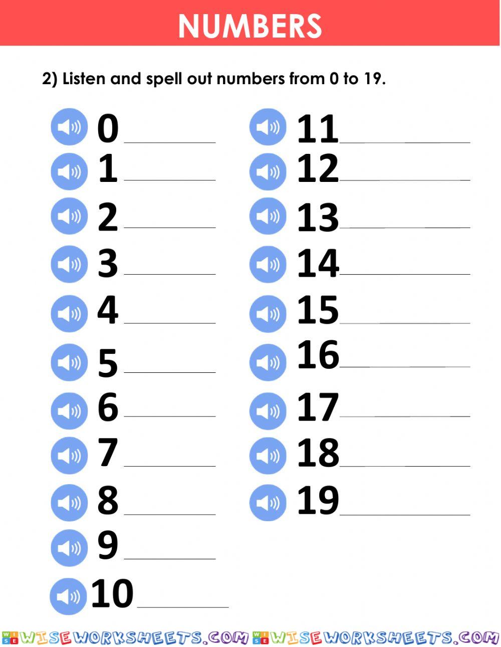 worksheet