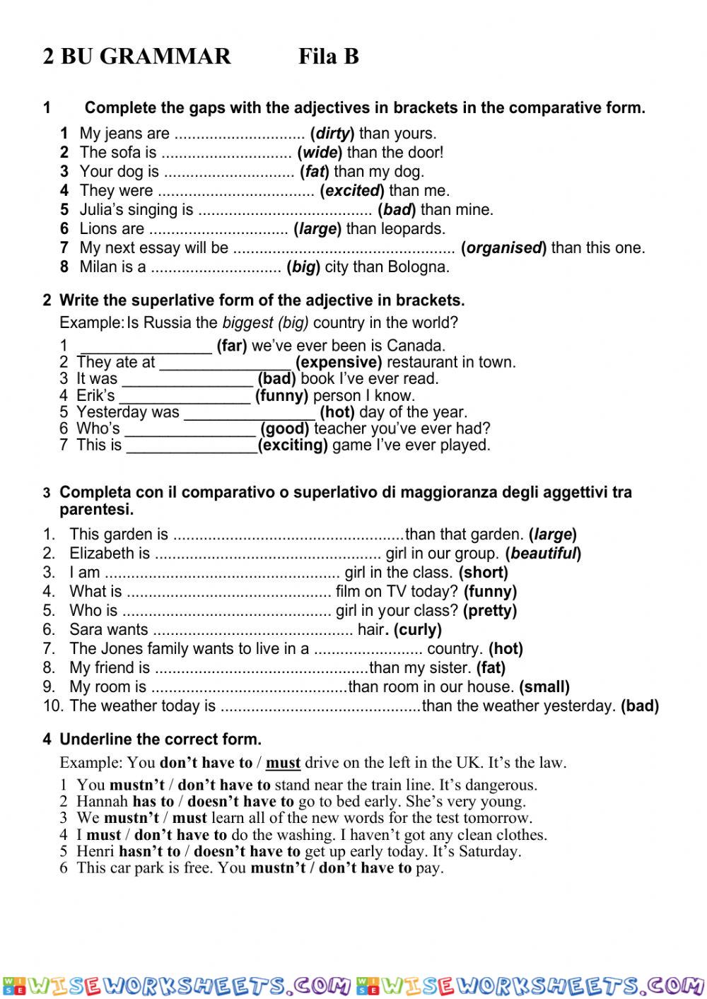 Grammar fila b 2