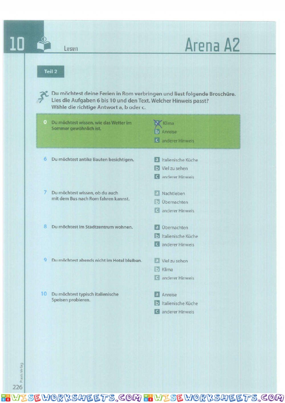 worksheet