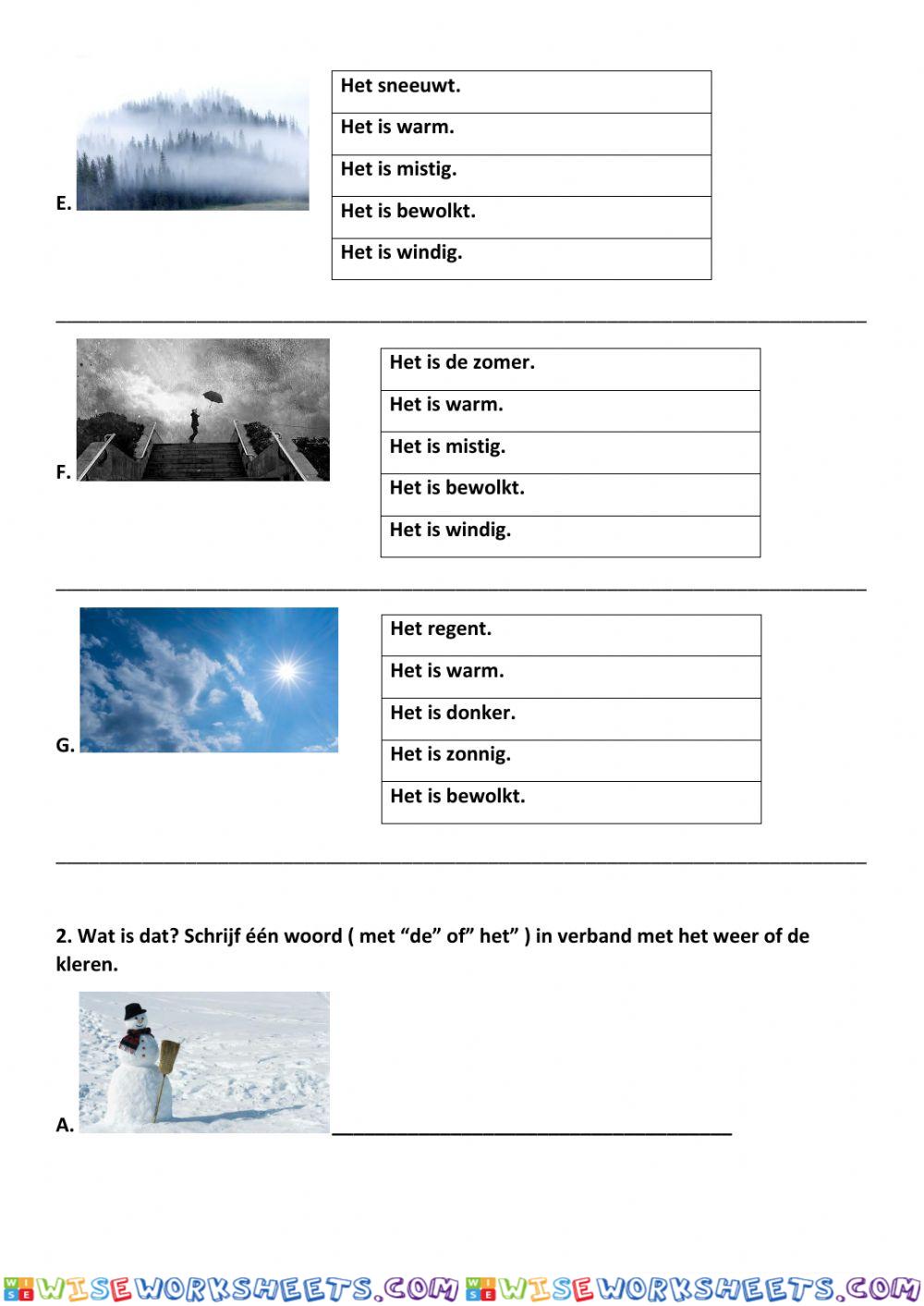 worksheet