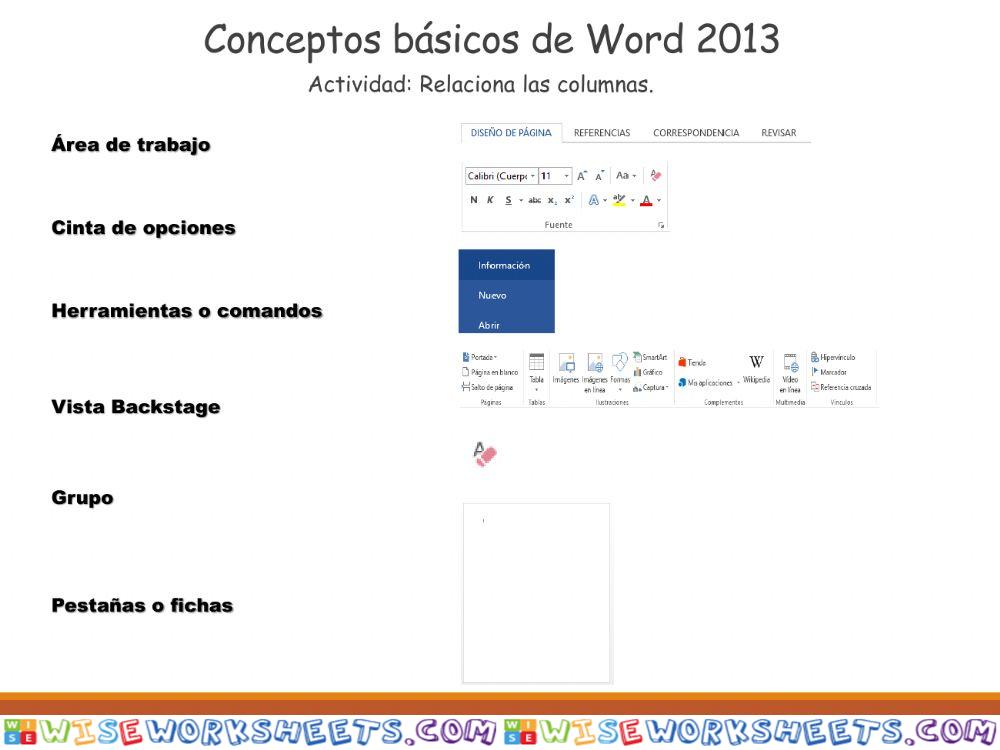 Conceptos básicos de Word