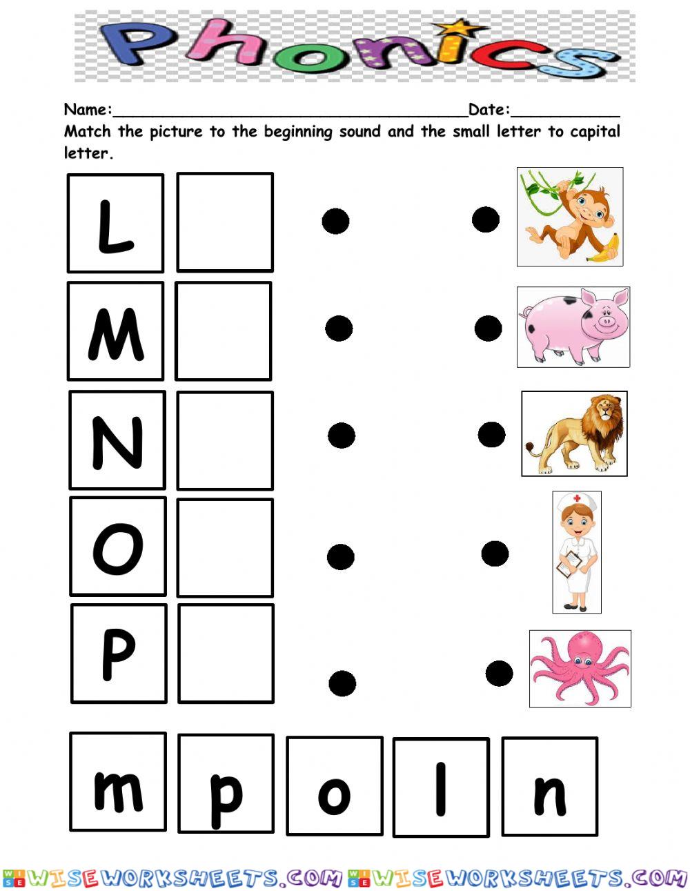 Phonics Letter L-P