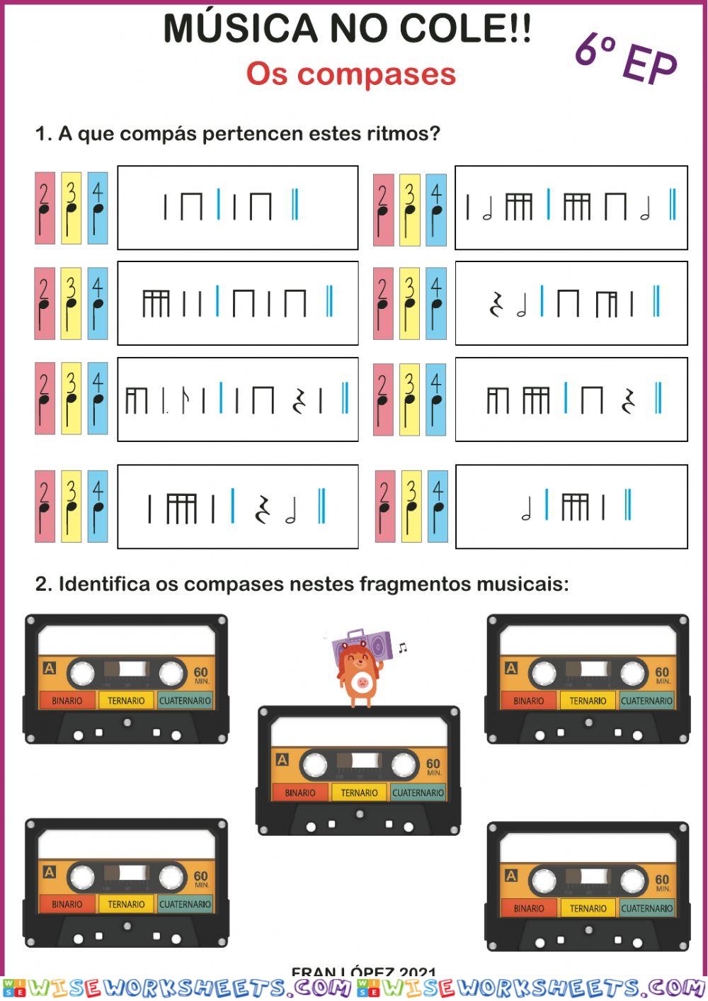 Os compases 6º Primaria