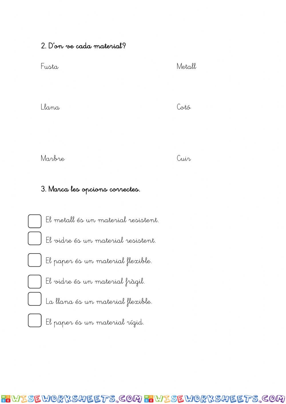 worksheet