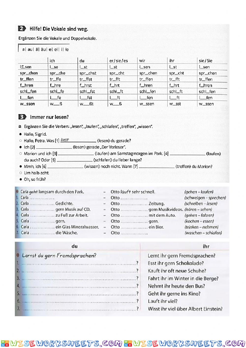 worksheet