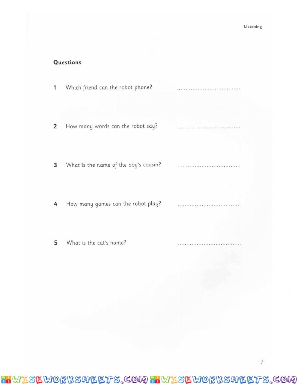 worksheet