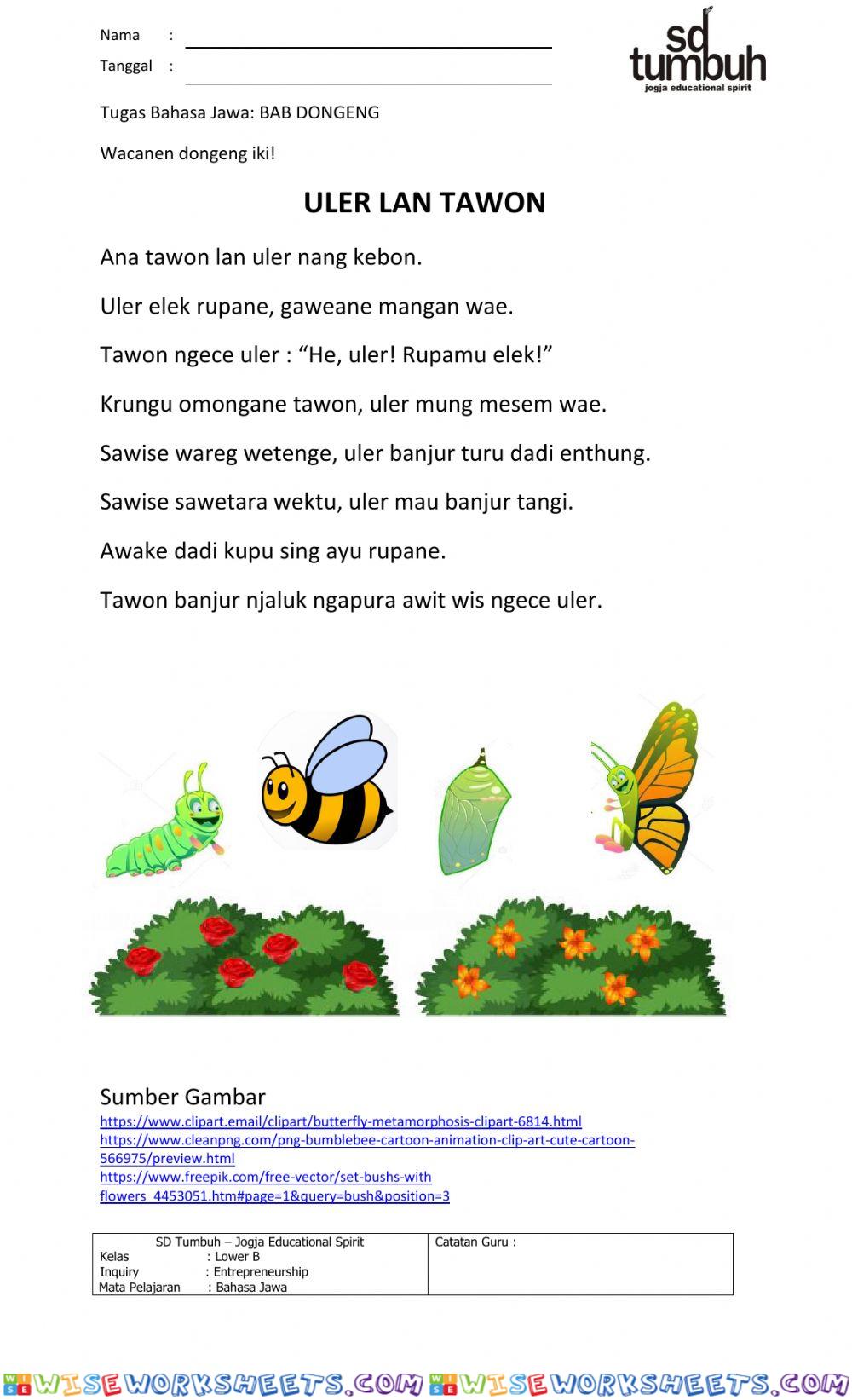 Tugas Bahasa Jawa 2B