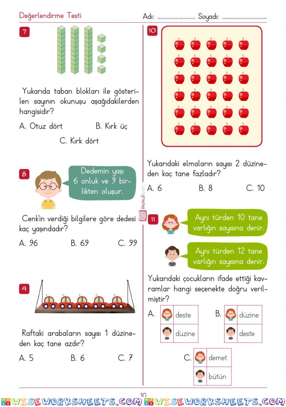 worksheet