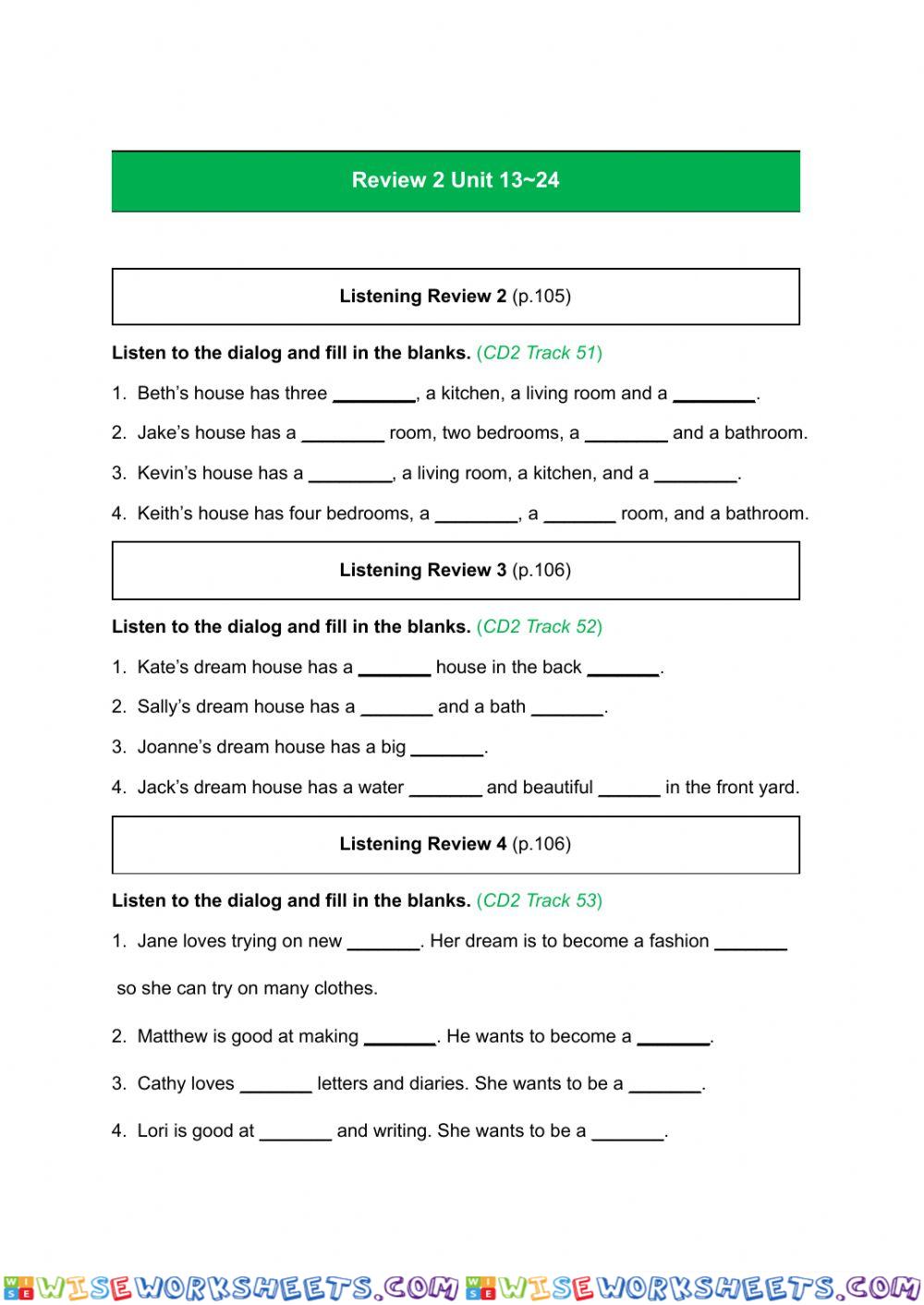 Step by step review 2