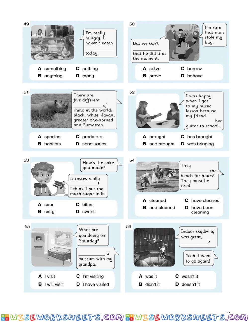 worksheet