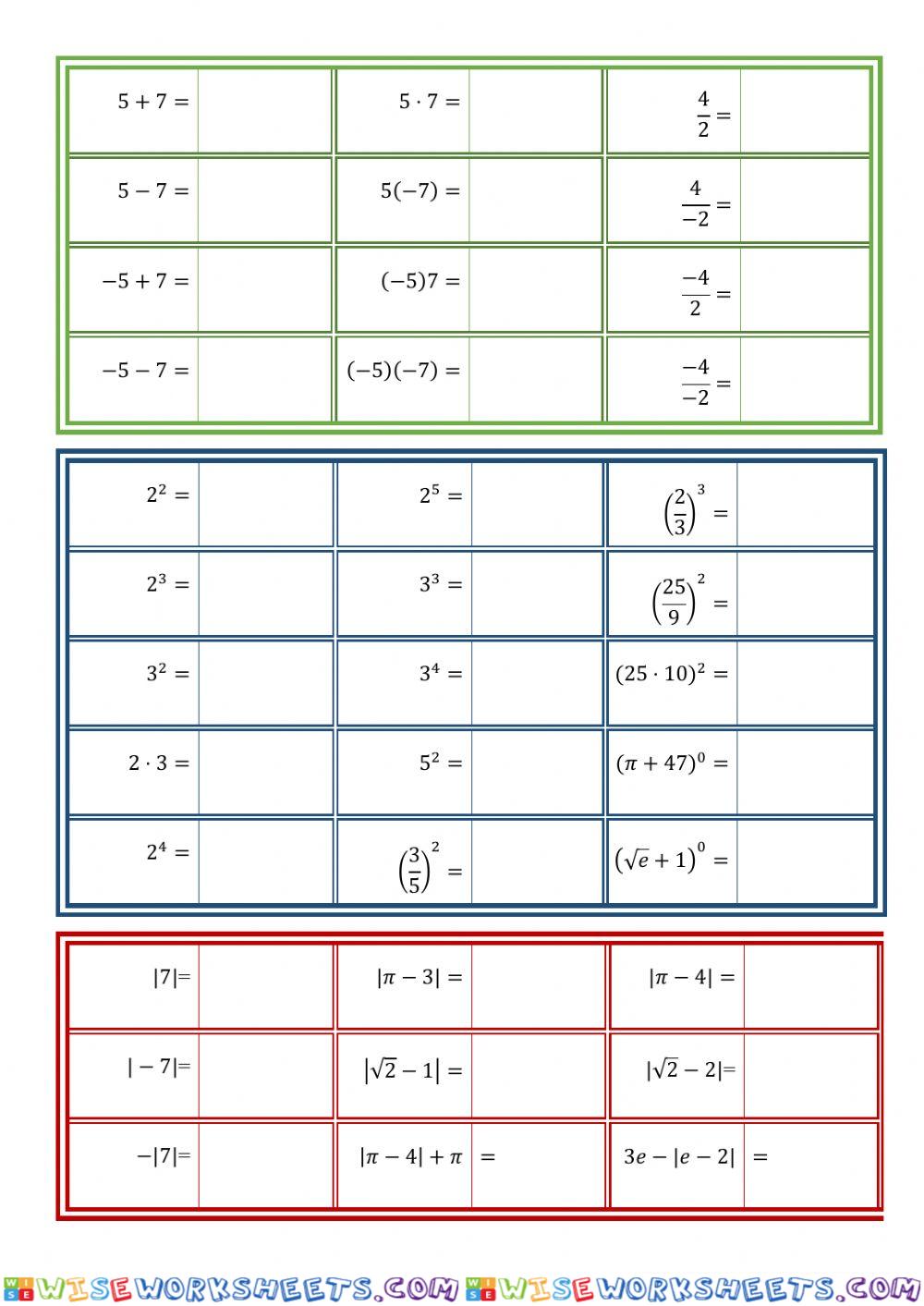 Numbers