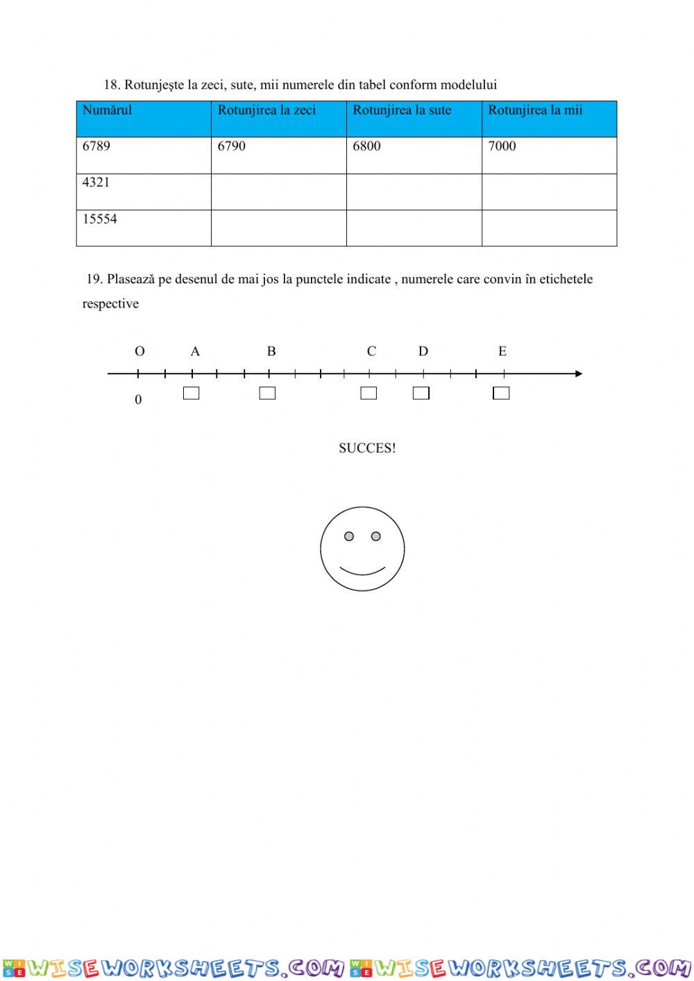 worksheet