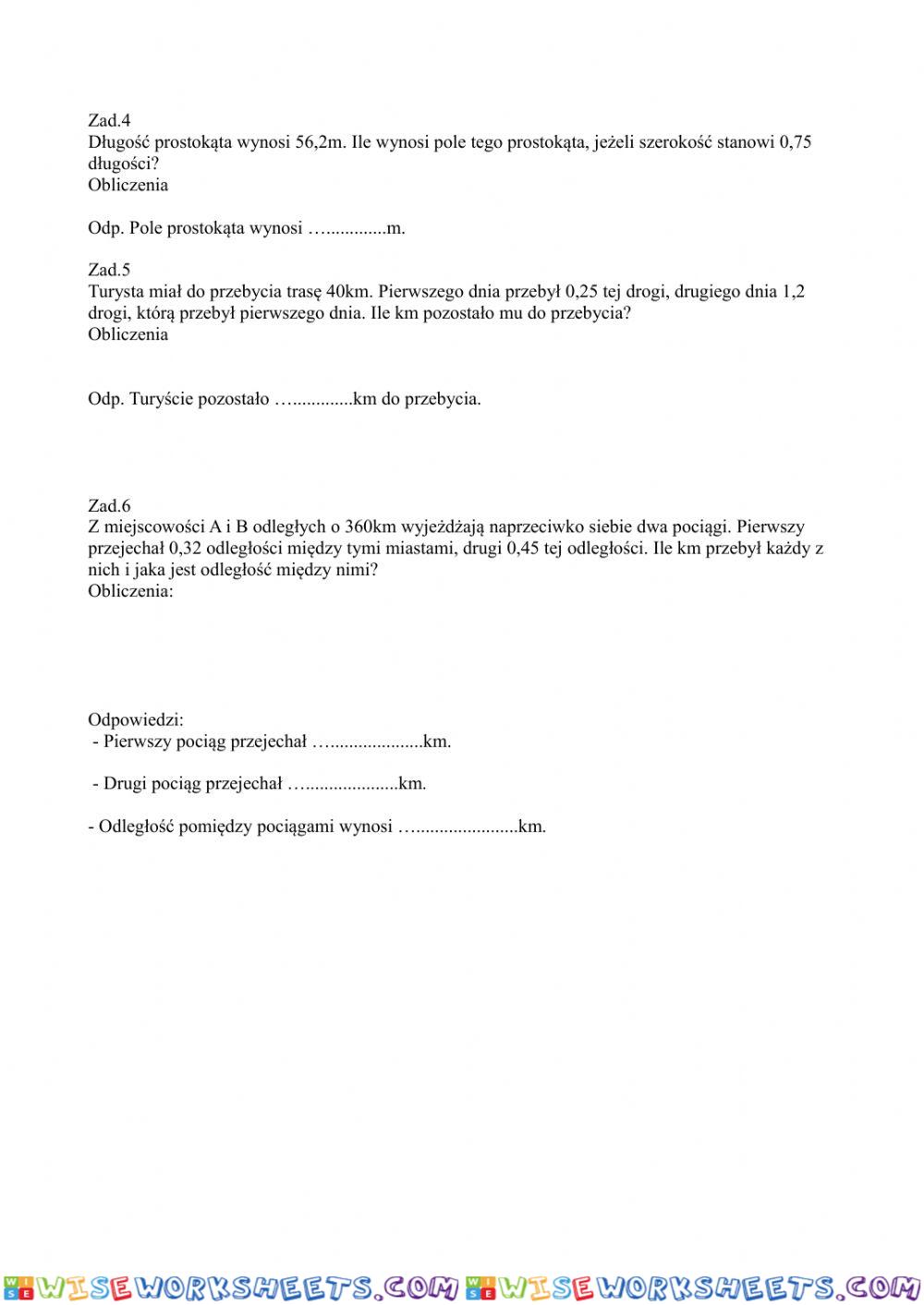 worksheet