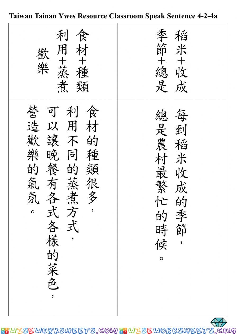 4-2-4a listen and read sentence