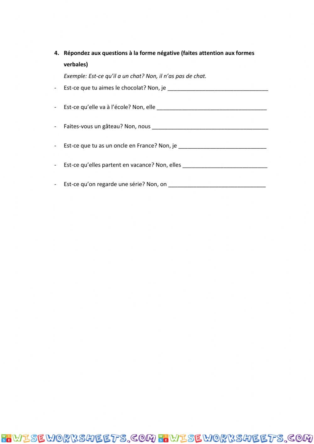 worksheet