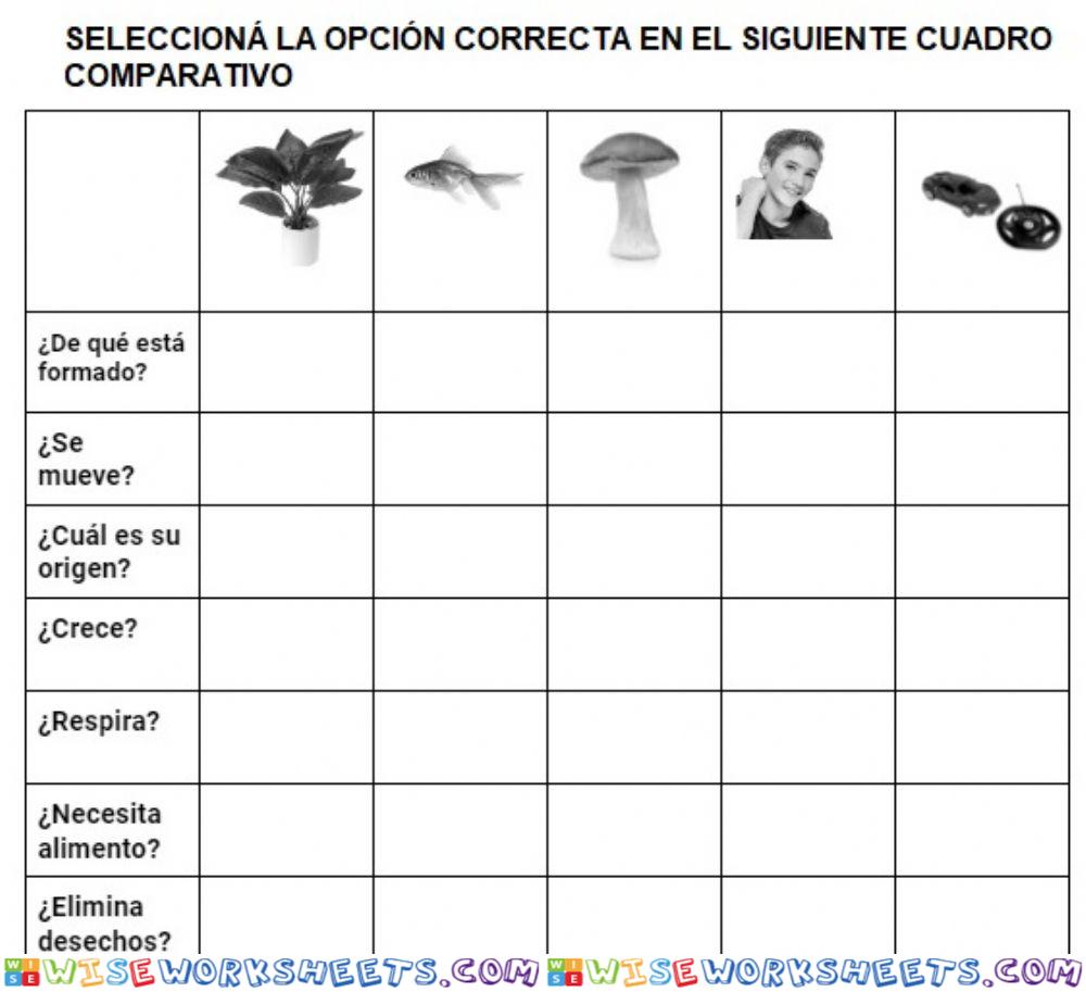 Cuadro comparativo