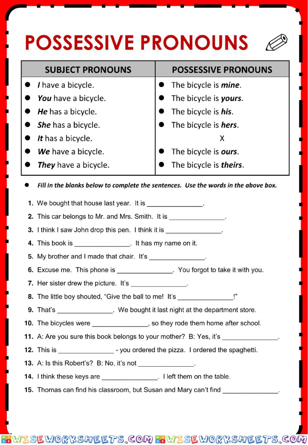worksheet