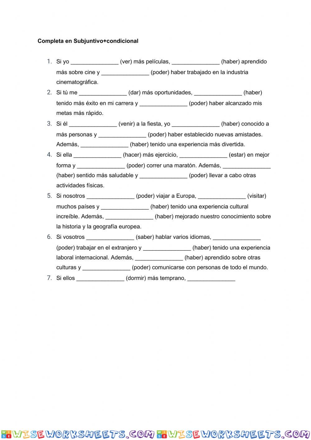 worksheet