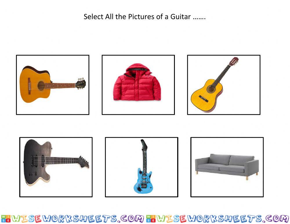 Select the guitar