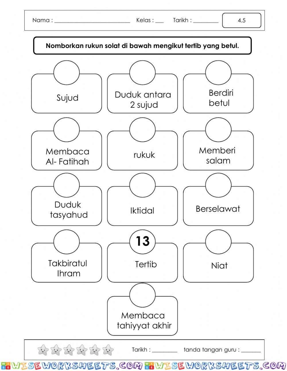 4.5 solat sempurna