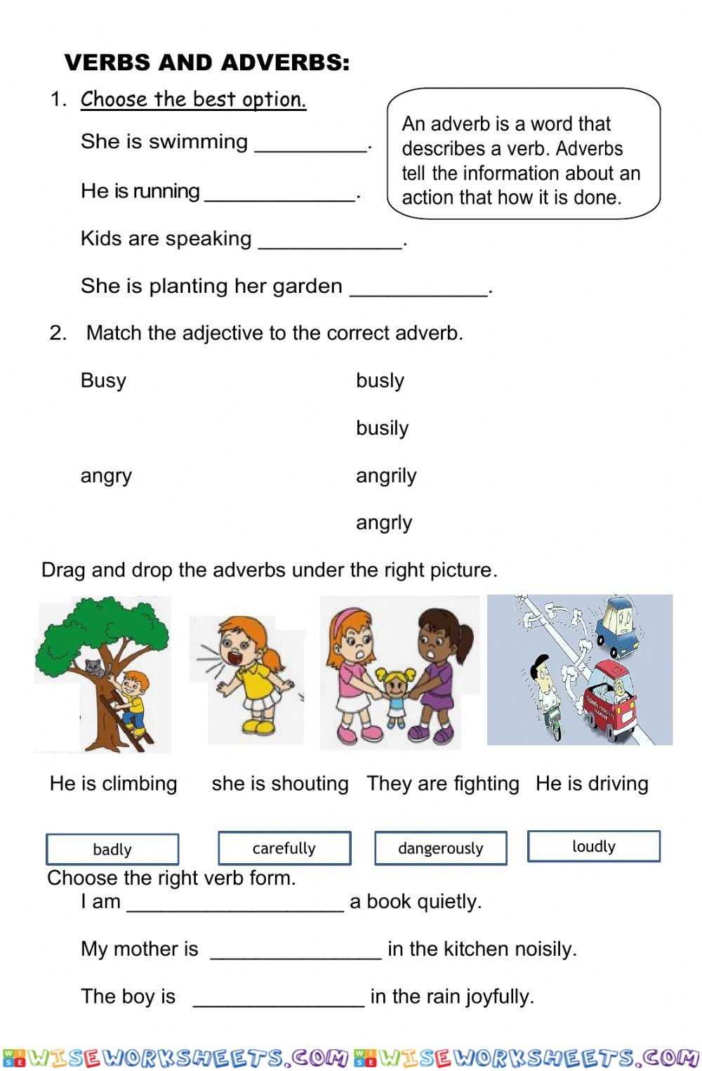 Verbs and Adverbs