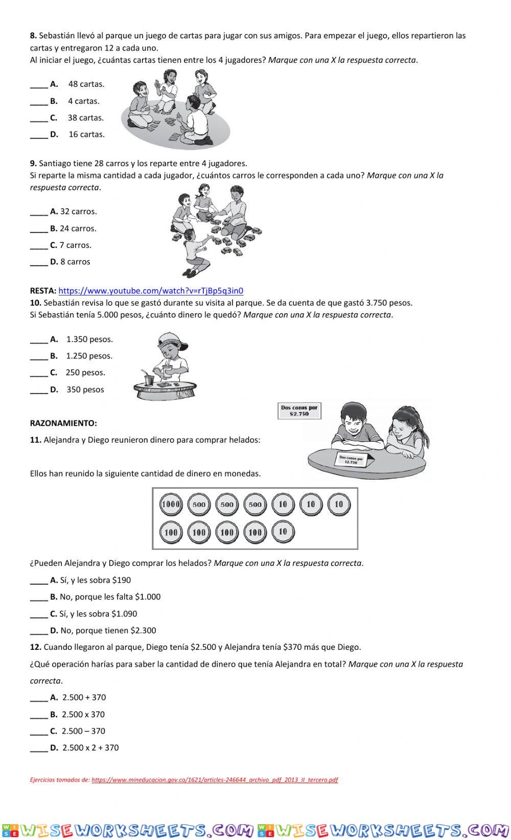 worksheet