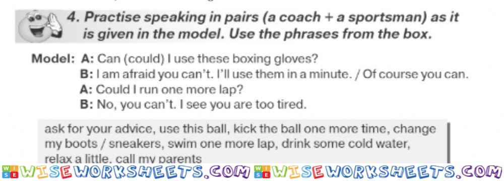 Sport dialogue