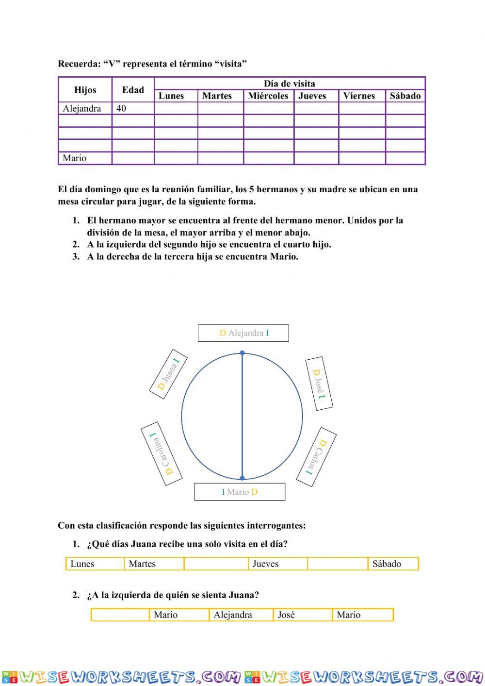 worksheet