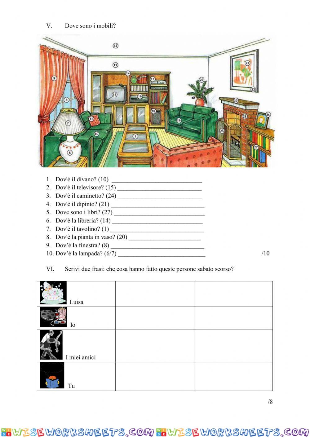 worksheet