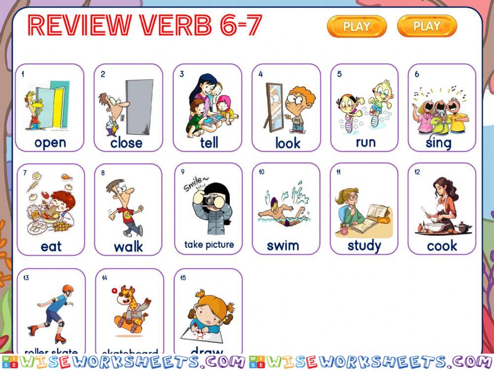 Review Verbs 6+7