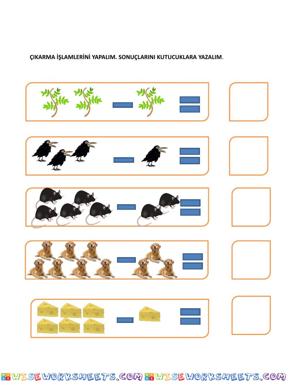 Çikarma i̇şlemi̇