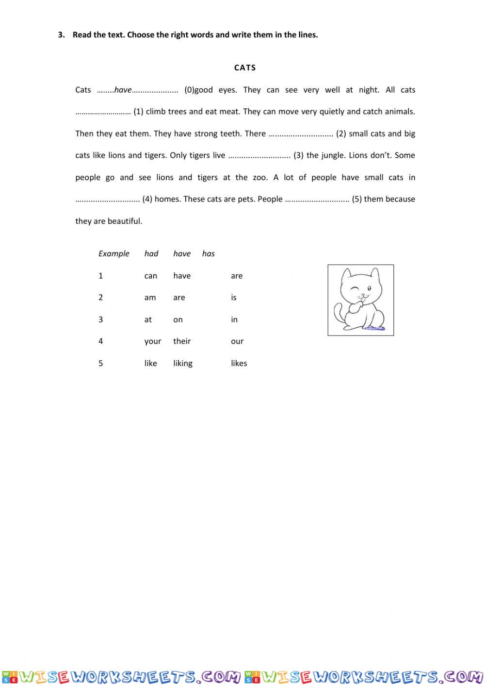 worksheet