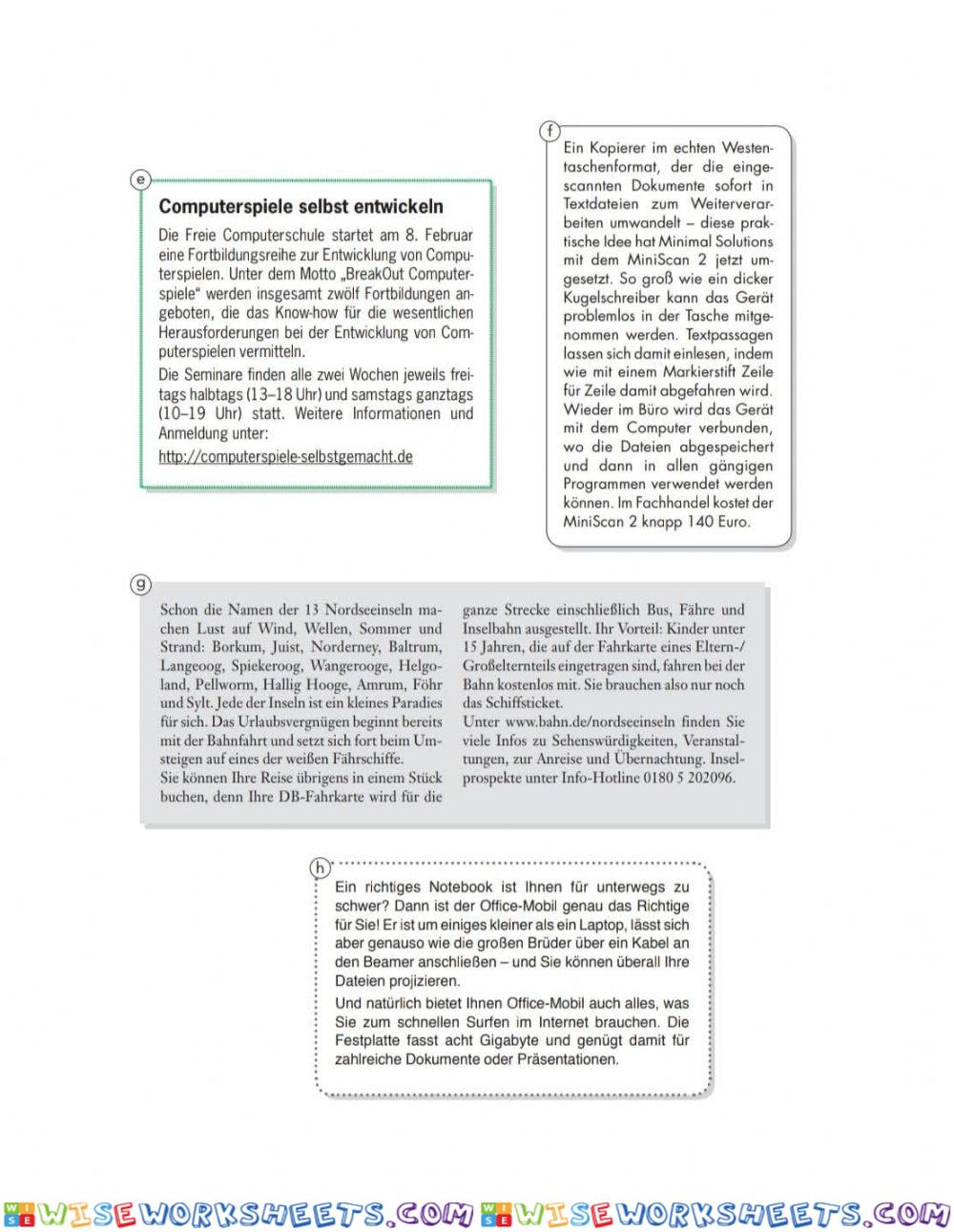 worksheet